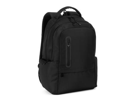 BOSTON SOLID. Laptop-Rucksack (17") aus 150D Nylon mit 2 gepolsterten Fächern