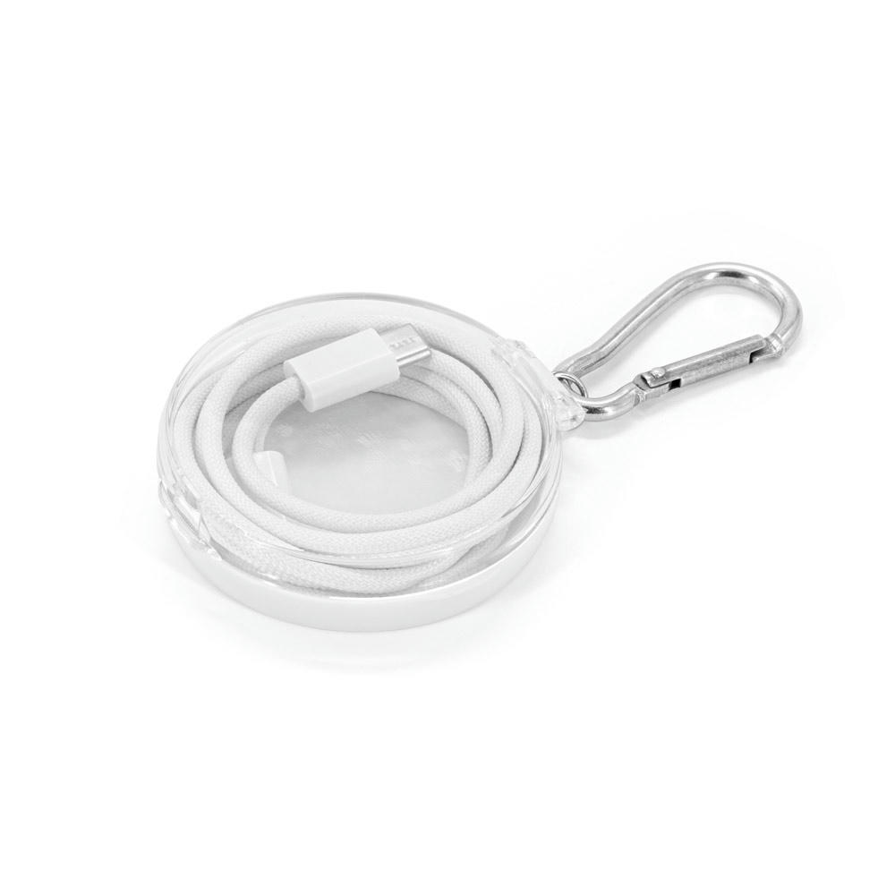 JEMISON. USB-C-zu-USB-C-Kabel mit geflochtenem Kabel (60 W), hergestellt aus ABS, Edelstahl, Aluminium und Polyester