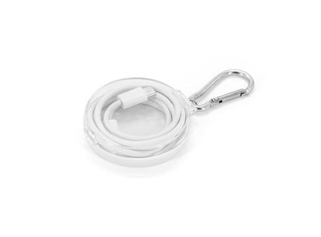 JEMISON. USB-C-zu-USB-C-Kabel mit geflochtenem Kabel (60 W), hergestellt aus ABS, Edelstahl, Aluminium und Polyester