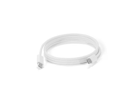 JEMISON. USB-C-zu-USB-C-Kabel mit geflochtenem Kabel (60 W), hergestellt aus ABS, Edelstahl, Aluminium und Polyester