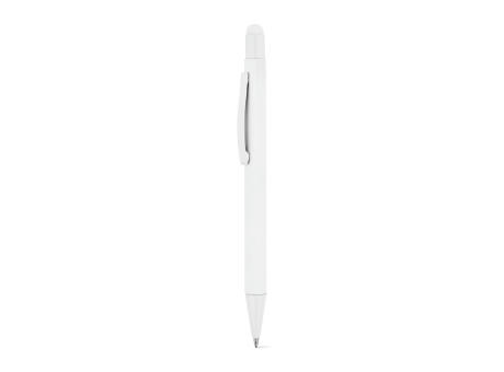 CLINT TOUCH. Kugelschreiber mit modernem Design aus recyceltem Aluminium (100% rAL) mit Gummibeschichtung