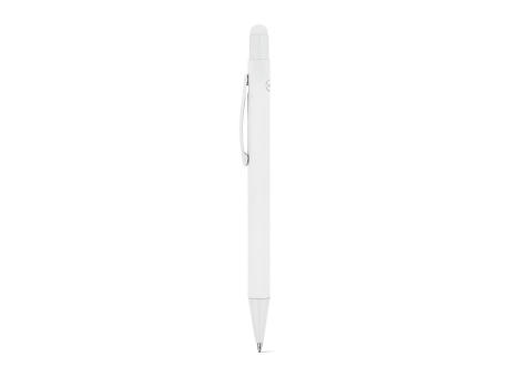 CLINT TOUCH. Kugelschreiber mit modernem Design aus recyceltem Aluminium (100% rAL) mit Gummibeschichtung