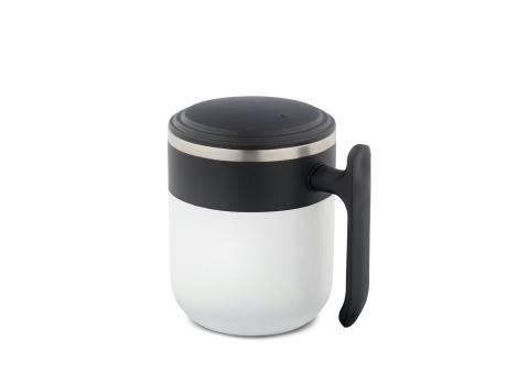 MALDINI. Reisebecher mit Innenwand aus Edelstahl und matter Oberfläche, 400 mL