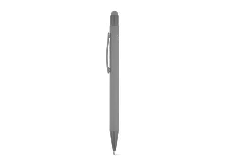 CLINT TOUCH. Kugelschreiber mit modernem Design aus recyceltem Aluminium (100% rAL) mit Gummibeschichtung
