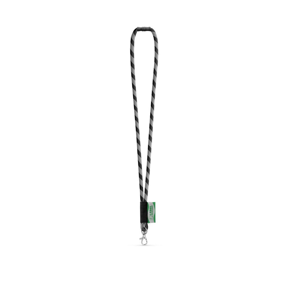 WISBECH. SET Lanyard TUBE Long (Ø 7 mm) mit 9 mm Schnappkarabiner und Ø 7 mm Sicherheitsverschluss