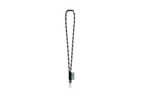 WISBECH. SET Lanyard TUBE Long (Ø 7 mm) mit 9 mm Schnappkarabiner und Ø 7 mm Sicherheitsverschluss