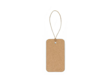 LABEL RECTANGULAR. Rechteckiges Etikett aus 100% Recyclingpapier (700 g/m²)
