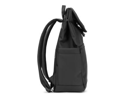 AZORES BAG. Laptop-Rucksack (16") aus PU, mit Klappe, die alle Fächer abdeckt