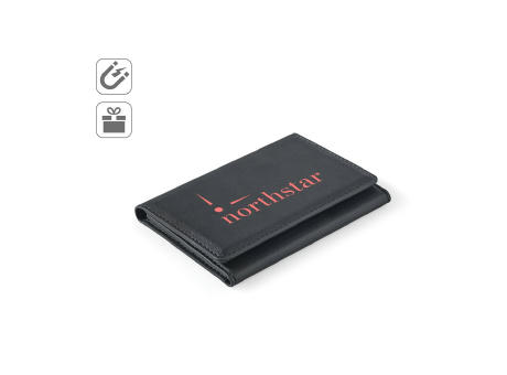 HARALD. Magnetische PU-Geldbörse mit hoher Kapazität und RFID-Blockierung