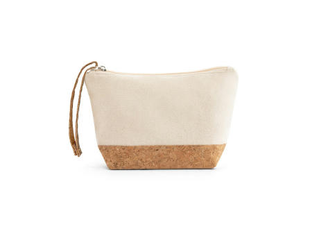 BLANCHETT. Kulturtasche aus 100% Baumwolle und Kork