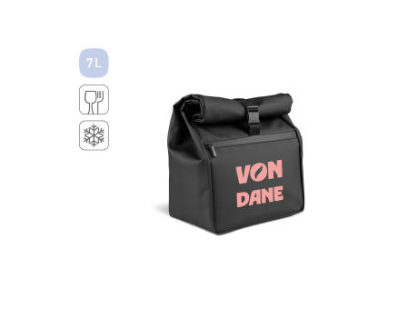 AZORES COOLER. PU-Thermotasche mit Rollverschluss und PEVA-Isolierung (7L)