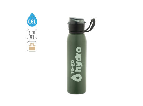 LEMIEUX. Sportflasche aus Edelstahl (90 % recycelt) 670 mL