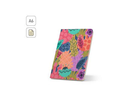 ANNE SUB A6. Notizbuch im A6-Format mit festem Einband, ideal für den Sublimationsdruck
