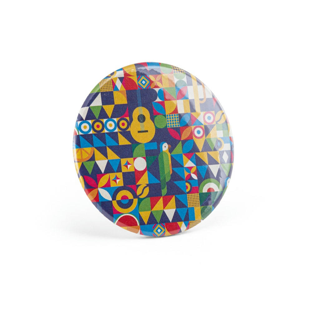 Button PIN 10. Runder Pin mit Magnet