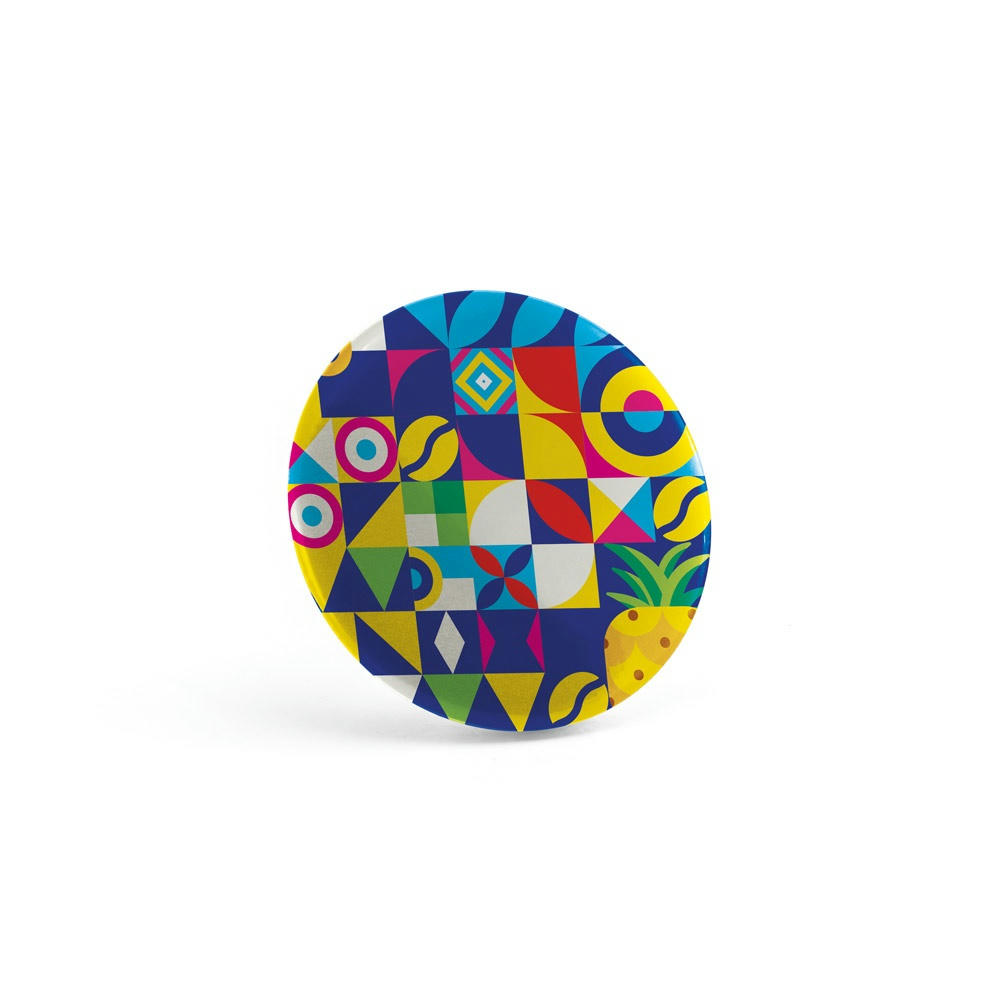 Button PIN 7. Runder Pin mit Magnet