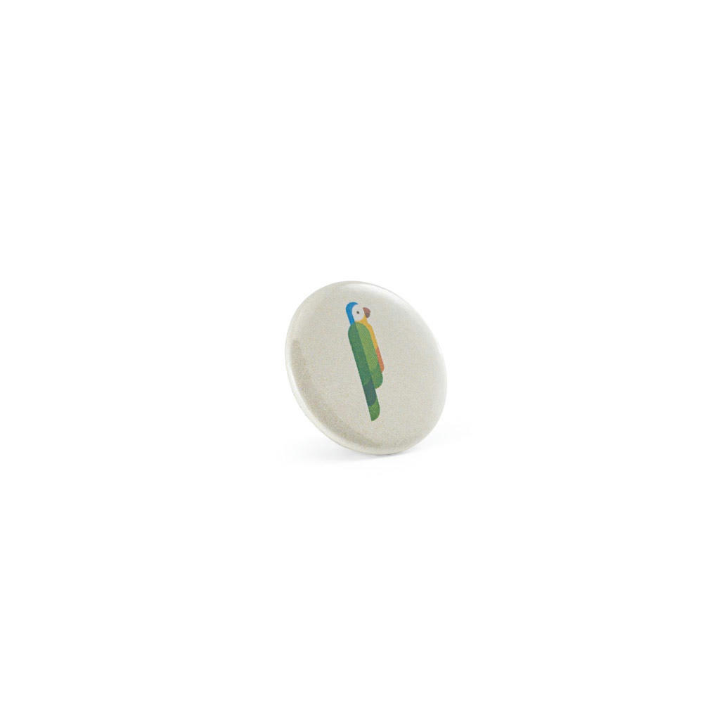 Button PIN 1. Runder Pin mit Broschennadel