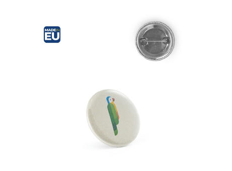 Button PIN 1. Runder Pin mit Broschennadel