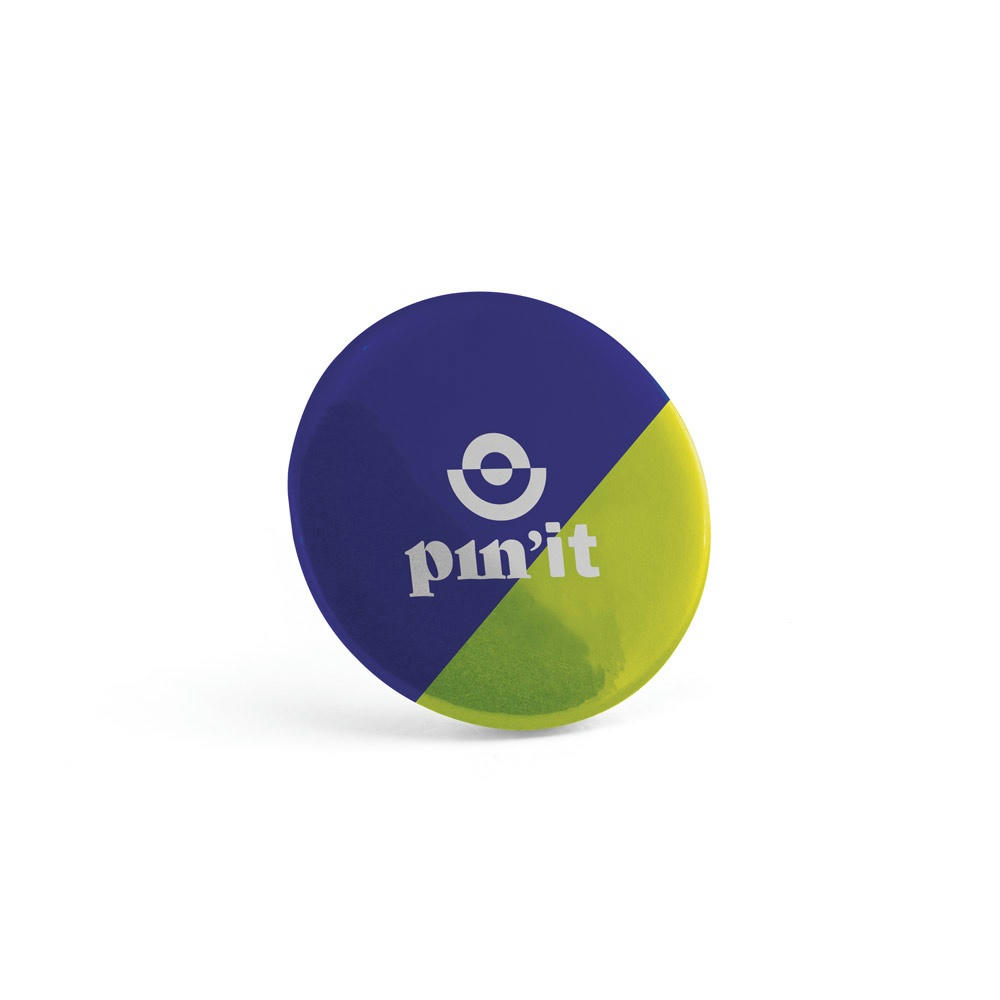 Button PIN 6. Runder Pin mit Broschennadel