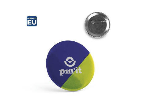 Button PIN 6. Runder Pin mit Broschennadel