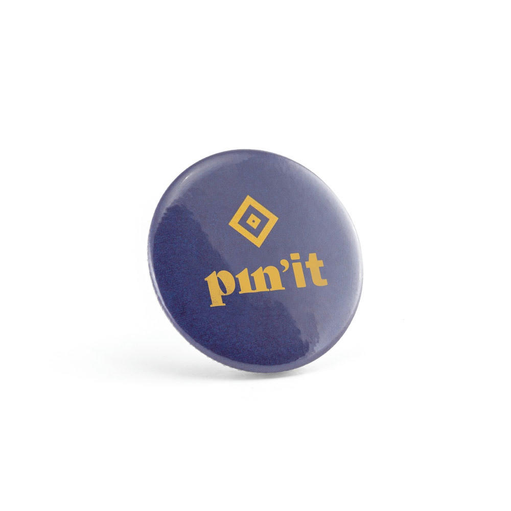 Button PIN 8. Runder Pin mit doppeltem Magnetverschluss