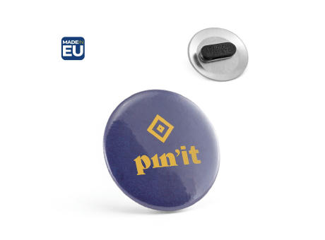 Button PIN 8. Runder Pin mit doppeltem Magnetverschluss