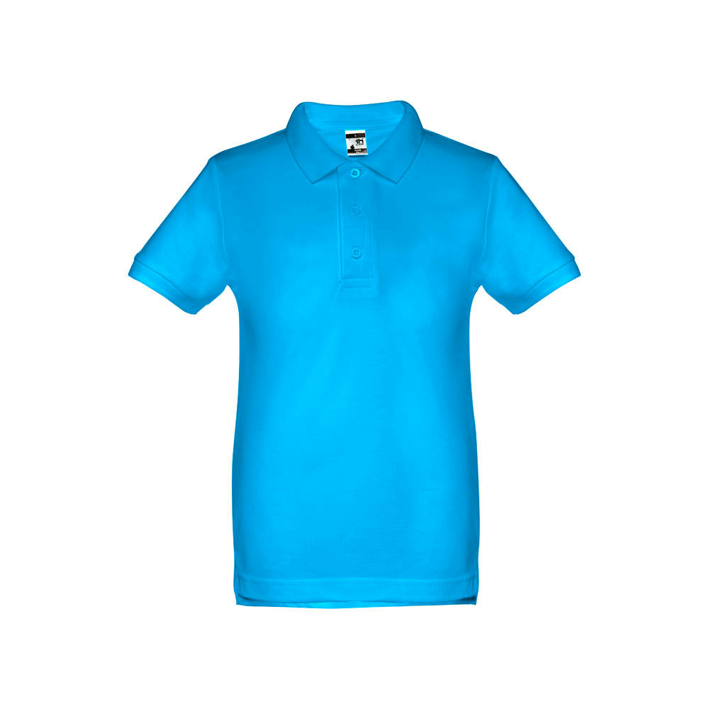 THC ADAM KIDS. Kurzärmeliges Baumwoll-Poloshirt für Kinder (unisex)