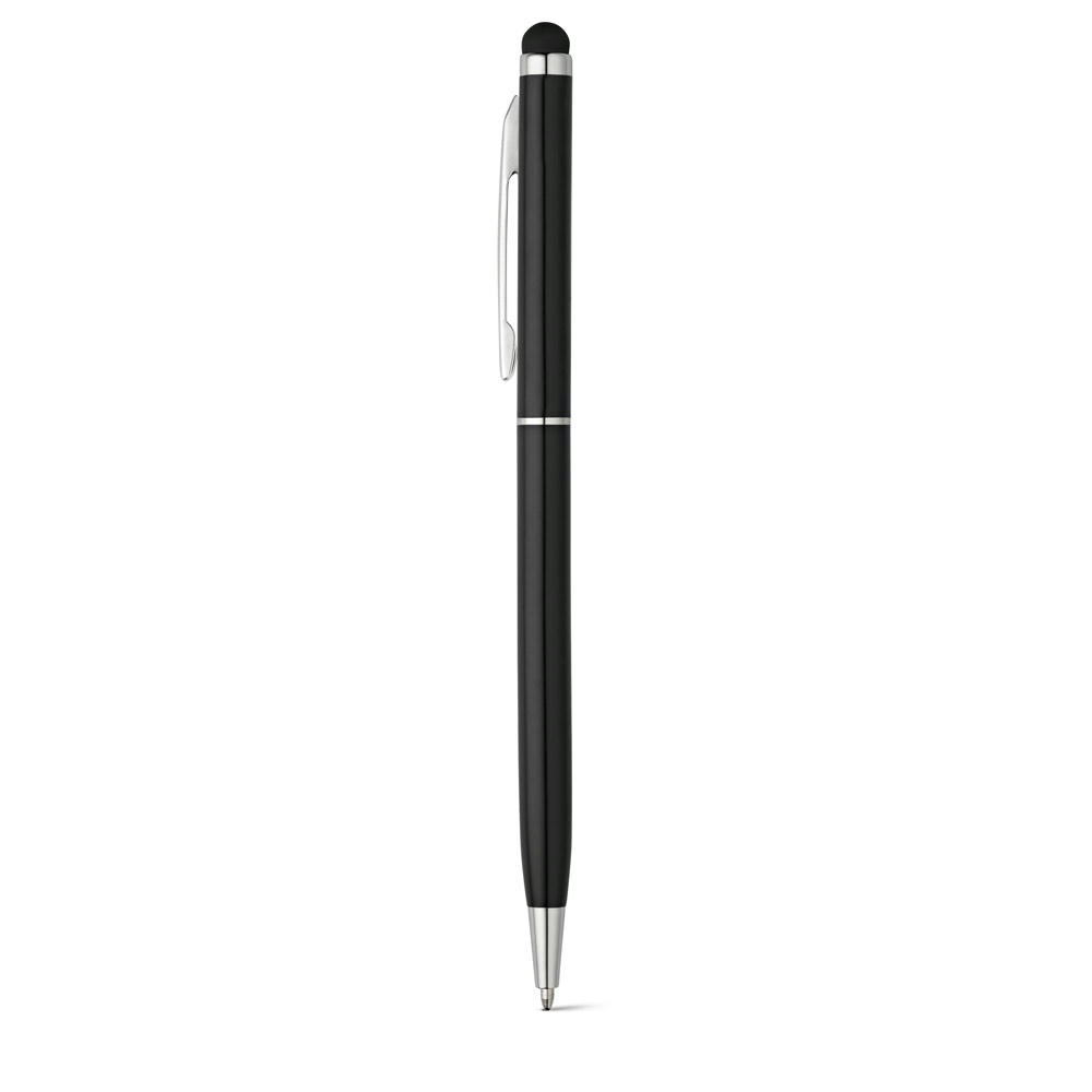 ZOE BK. Kugelschreiber aus Aluminium mit Touchpen-Spitze