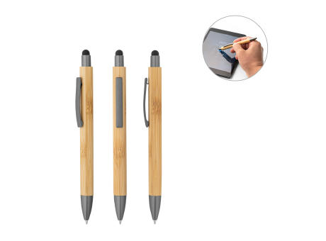 ZOLA. Kugelschreiber aus Bambus mit mattem Oberfläche