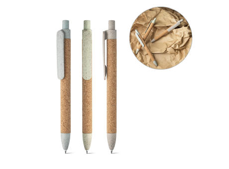 GOYA. Kugelschreiber aus Kork und Weizenstrohfaser