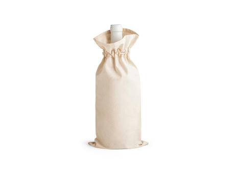 JEROME. Flaschenbeutel aus 100% Baumwolle (180 g/m²)