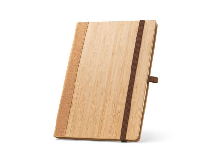 ORWELL. A5-Notizbuch aus Bambus- und Korkblättern mit unlinierten Blättern