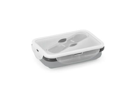 SAFFRON. Lunchbox. Faltbare hermetische Frischhaltebox aus Silikon und PP 640 mL