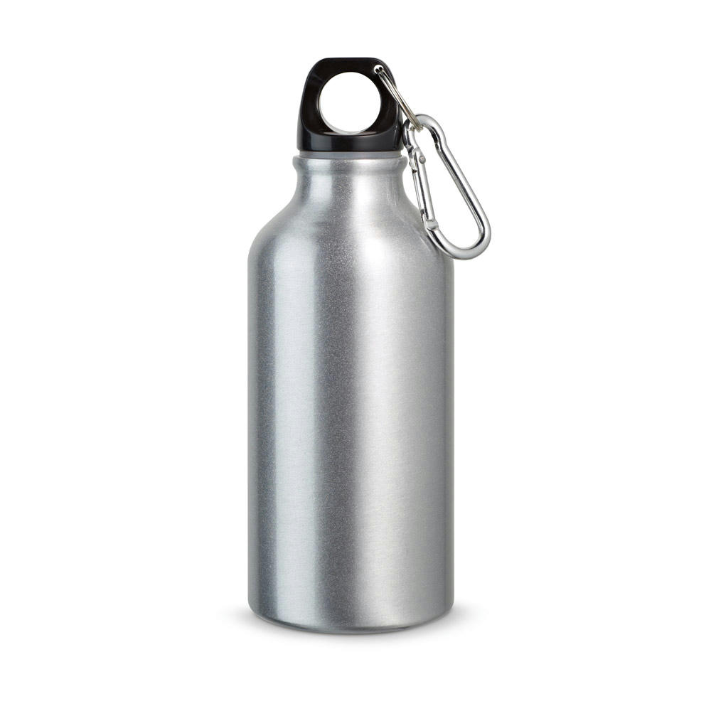 LANDSCAPE. Aluminium-Sportflasche mit Karabiner 400 ml