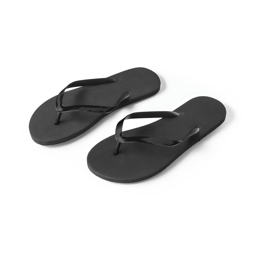 MAUPITI L / XL. Bequeme Zehensandalen mit PE-Sohle und PVC-Riemen