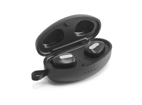 DESCRY. kabellose In-Ear Kopfhörer aus Metall und ABS inkl. Ladegerät