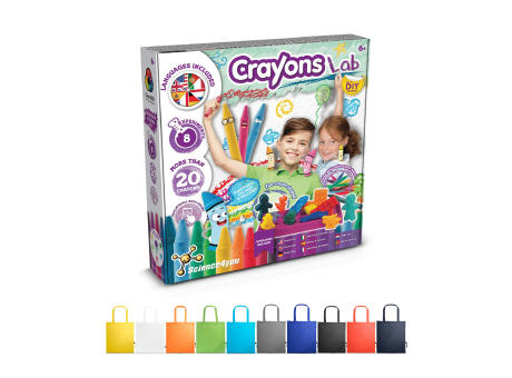 Crayon Factory Kit II. Lernspiel lieferung inklusive einer faltbaren geschenktasche aus 190T