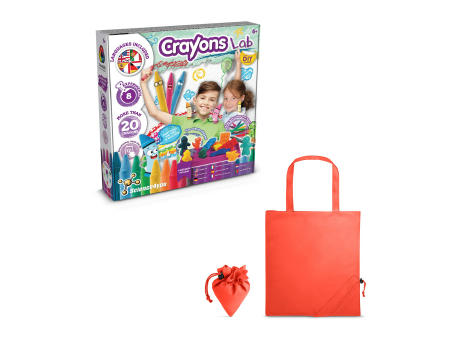 Crayon Factory Kit II. Lernspiel lieferung inklusive einer faltbaren geschenktasche aus 190T