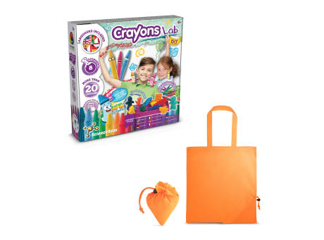 Crayon Factory Kit II. Lernspiel lieferung inklusive einer faltbaren geschenktasche aus 190T