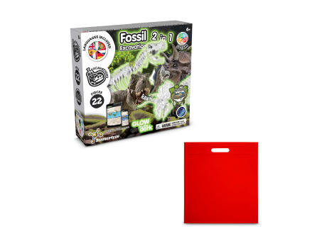 2 in 1 Fossil Excavation Kit IV. Lernspiel lieferung inklusive einer non-woven tasche (80 g/m²)