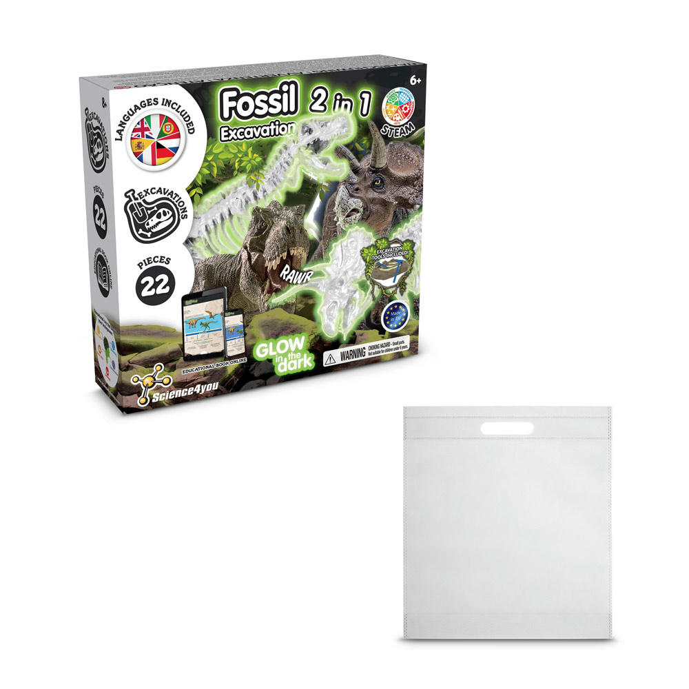 2 in 1 Fossil Excavation Kit IV. Lernspiel lieferung inklusive einer non-woven tasche (80 g/m²)