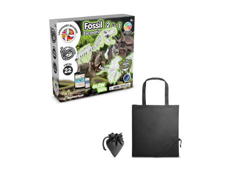 2 in 1 Fossil Excavation Kit V. Lernspiel lieferung inklusive einer faltbaren geschenktasche aus 190T