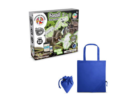 2 in 1 Fossil Excavation Kit V. Lernspiel lieferung inklusive einer faltbaren geschenktasche aus 190T