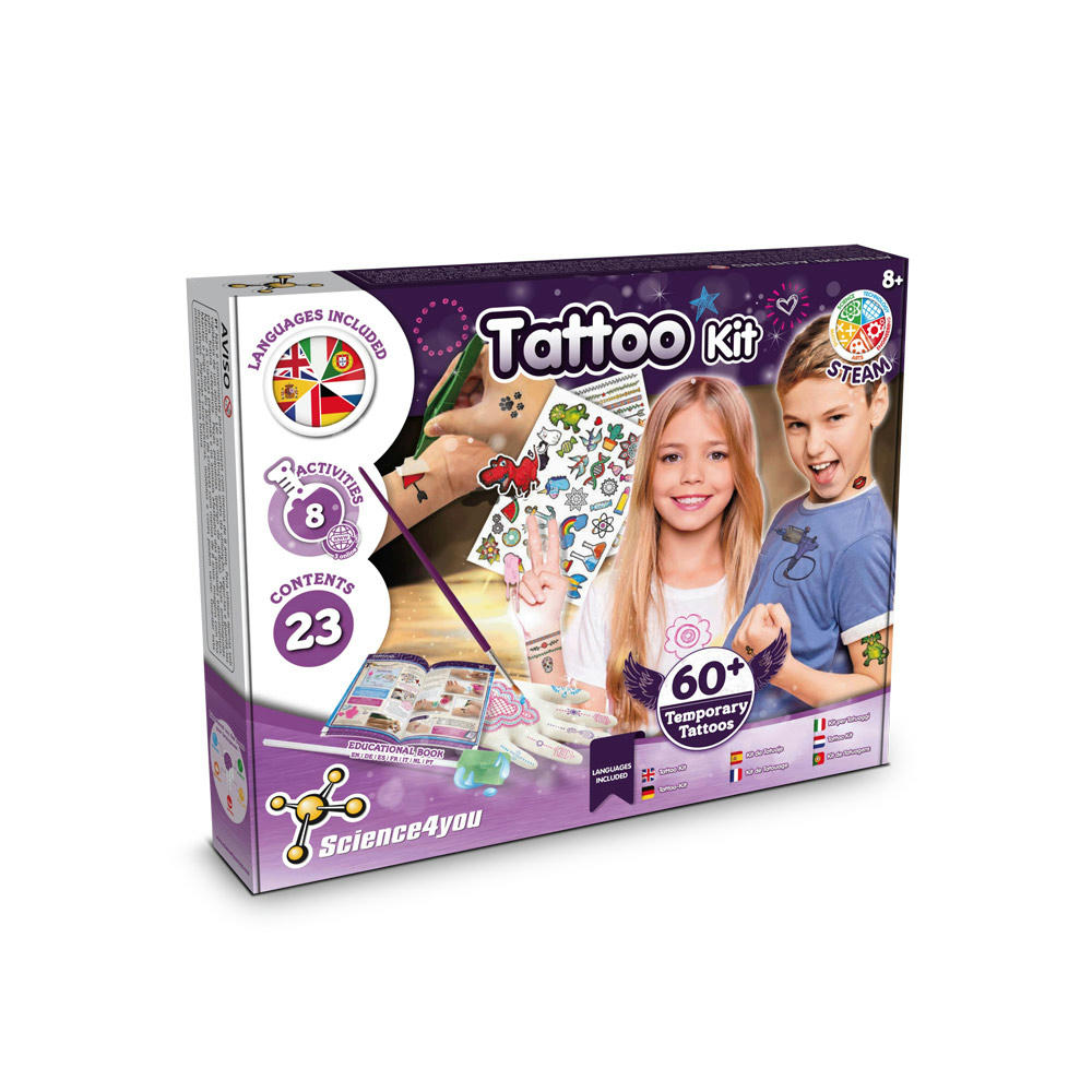 Tattoo Factory Kit II. Lernspiel lieferung inklusive einer kraftpapiertasche (100 g/m²)