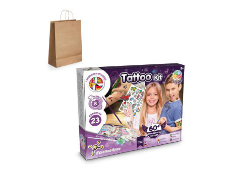 Tattoo Factory Kit III. Lernspiel lieferung inklusive einer kraftpapiertasche (115 g/m²)