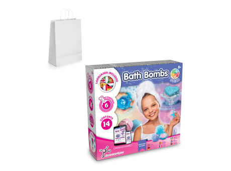 Bath Bombs Kit II. Lernspiel lieferung inklusive einer kraftpapiertasche (90 g/m²)