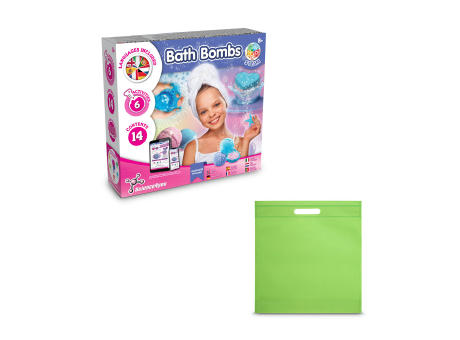 Bath Bombs Kit IV. Lernspiel lieferung inklusive einer non-woven tasche (80 g/m²)