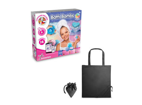 Bath Bombs Kit V. Lernspiel lieferung inklusive einer faltbaren geschenktasche aus 190T