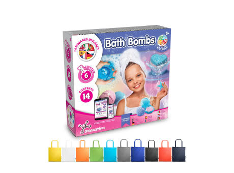 Bath Bombs Kit V. Lernspiel lieferung inklusive einer faltbaren geschenktasche aus 190T