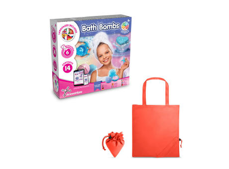 Bath Bombs Kit V. Lernspiel lieferung inklusive einer faltbaren geschenktasche aus 190T