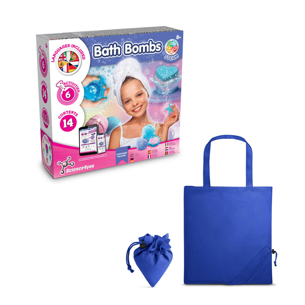 Bath Bombs Kit V. Lernspiel lieferung inklusive einer faltbaren geschenktasche aus 190T